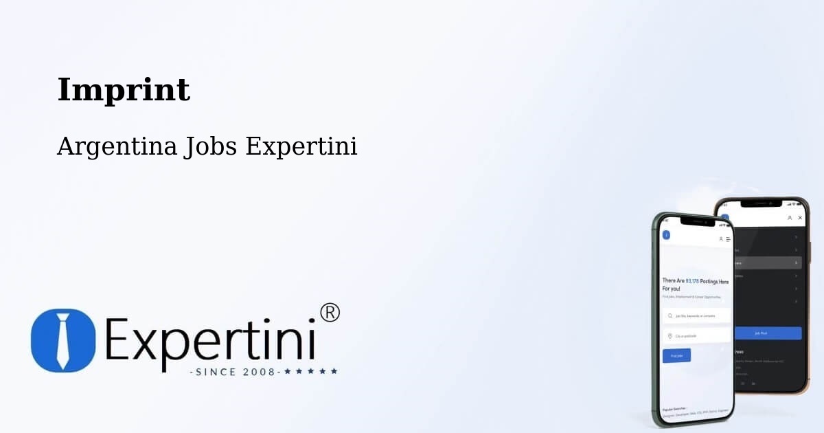 Imprint – Corrientes - Argentina Jobs Expertini